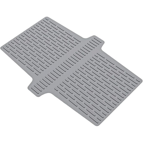 Darrahopens Furniture > Bathroom > Tap & Sink Accessories Silicone Kitchen Sink Divider Mat – Heat Resistant Counter Protection Pad for Double Basin, Dishwasher Safe(Grey) In Australia - Darrahopens