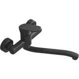 Single Handle Kitchen Faucet Wall Mounted High Quality Brass Body Black Projection 200Mm（G1/2） | darrahopens.com.au Premium AU Stock