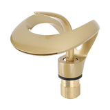 Darrahopens Furniture > Bathroom > Tap & Sink Accessories Waterfall Bathroom Faucet Single Handle Hot Cold Bathroom Sink Faucet Vanity Faucet Snake Head Shape Brushed Gold In Australia - Darrahopens