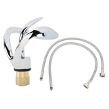 Darrahopens Furniture > Bathroom > Tap & Sink Accessories Waterfall Bathroom Faucet Single Handle Hot Cold Bathroom Sink Faucet Vanity Faucet Snake Head Shape Electroplated In Australia - Darrahopens