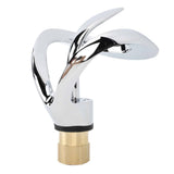 Darrahopens Furniture > Bathroom > Tap & Sink Accessories Waterfall Bathroom Faucet Single Handle Hot Cold Bathroom Sink Faucet Vanity Faucet Snake Head Shape Electroplated In Australia - Darrahopens