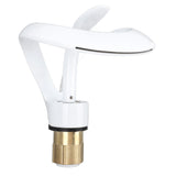 Darrahopens Furniture > Bathroom > Tap & Sink Accessories Waterfall Bathroom Faucet Single Handle Hot Cold Bathroom Sink Faucet Vanity Faucet Snake Head Shape White In Australia - Darrahopens