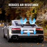 Darrahopens Furniture > Bathroom > Toilets VEVOR GT Wing Car Spoiler, 43.3 inch Universal Spoiler with Single Deck, Adjustable Lightweight Aluminum, Car Rear Spoiler Wing, Racing Spoiler BGW/JDM Drift Black