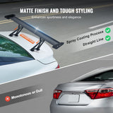 Darrahopens Furniture > Bathroom > Toilets VEVOR GT Wing Car Spoiler, 43.3 inch Universal Spoiler with Single Deck, Adjustable Lightweight Aluminum, Car Rear Spoiler Wing, Racing Spoiler BGW/JDM Drift Black