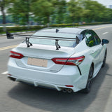Darrahopens Furniture > Bathroom > Toilets VEVOR GT Wing Car Spoiler, 53.1 inch Universal Spoiler with Double Deck, Adjustable Lightweight Aluminum, Car Rear Spoiler Wing, Racing Spoiler BGW/JDM Drift Black