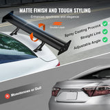 Darrahopens Furniture > Bathroom > Toilets VEVOR GT Wing Car Spoiler, 53.1 inch Universal Spoiler with Double Deck, Adjustable Lightweight Aluminum, Car Rear Spoiler Wing, Racing Spoiler BGW/JDM Drift Black