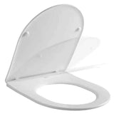 White Dual Flush Ceramic Skirted Toilet with Heavy Duty Slow Closing Seat In Australia - Darrahopens