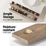 Darrahopens Furniture > Bathroom > Vanity Units Cefito Vanity Unit 900mm Bathroom Cabinet Storage Wall Hung Timber Front Pine