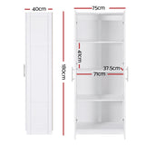 Darrahopens Furniture > Bedroom Artiss 2 Door Wardrobe Bedroom Cupboard Closet Storage Cabinet Organiser White