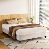 Darrahopens Furniture > Bedroom Artiss Bed Frame Double Size Metal Grey MASON