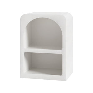 Darrahopens Furniture > Bedroom Artiss Bedside Table Shelves Side End Table Storage Nightstand White ARCHED