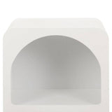 Darrahopens Furniture > Bedroom Artiss Bedside Table Shelves Side End Table Storage Nightstand White ARCHED