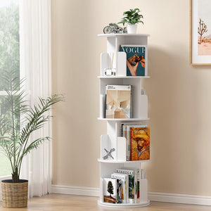 Darrahopens Furniture > Bedroom Artiss Bookshelf 4 Tiers EDIE White