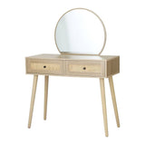 Darrahopens Furniture > Bedroom Artiss Dressing Table Set Rattan Frances