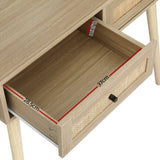 Darrahopens Furniture > Bedroom Artiss Dressing Table Set Rattan Frances