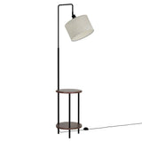 Darrahopens Furniture > Bedroom Artiss Floor Lamp Shelf Modern LED Storage Shelves Stand Living Room Light