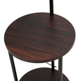 Darrahopens Furniture > Bedroom Artiss Floor Lamp Shelf Modern LED Storage Shelves Stand Living Room Light