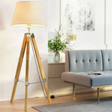 Darrahopens Furniture > Bedroom Artiss Floor Lamp Shelf Modern LED Storage Tripod Shelves Stand Room Light