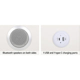Darrahopens Furniture > Bedroom Artiss Smart Bedside Table 2 Drawers with Wireless Charging Ports LED Lights