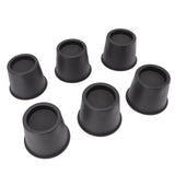 Darrahopens Furniture > Bedroom > Beds & Bed Frames 6 PCS Anti Vibration Pads Sofa Feet Pad Furniture Riser Mat for Table Cabinet Bed 3in Black Round In Australia - Darrahopens