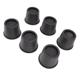 Darrahopens Furniture > Bedroom > Beds & Bed Frames 6 PCS Anti Vibration Pads Sofa Feet Pad Furniture Riser Mat for Table Cabinet Bed 3in Black Round In Australia - Darrahopens