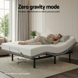 Darrahopens Furniture > Bedroom > Beds & Bed Frames Artiss Adjustable Bed Frame Double Size Electric Bed Base Wireless Remote Control Zero Gravity Power Bed Foundation