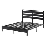 Darrahopens Furniture > Bedroom > Beds & Bed Frames Artiss Bed Frame Double Size LED Metal Bed Base with Charging Station