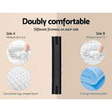 Darrahopens Furniture > Bedroom > Beds & Bed Frames Artiss Bed Frame with 36cm Giselle Mattress Set King Single Gas Lift Base Grey