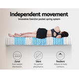 Darrahopens Furniture > Bedroom > Beds & Bed Frames Artiss Bed Frame with 36cm Giselle Mattress Set King Single Gas Lift Base Grey