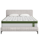 Darrahopens Furniture > Bedroom > Beds & Bed Frames Artiss BedStory Queen Bed Frame with Mattress Set Platform Base Pocket Coil Linen Upholstered
