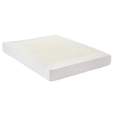 Darrahopens Furniture > Bedroom > Beds & Bed Frames Artiss Compression Bed Frame Queen Size No Assembly Vacuum High Density Sponge Boucle Cream White