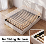 Darrahopens Furniture > Bedroom > Beds & Bed Frames Artiss Double Bed Frame with 100cm Bouclé Headboard, USB-C & Night Lights In Australia - Darrahopens