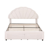 Darrahopens Furniture > Bedroom > Beds & Bed Frames Artiss Double Bed Frame with 2 Storage Drawers Upholstered Velvet Platform Bed LED Headboard