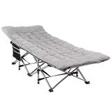 Darrahopens Furniture > Bedroom > Beds & Bed Frames Artiss Folding Bed With Mattress Heavy Duty Grey 185CM