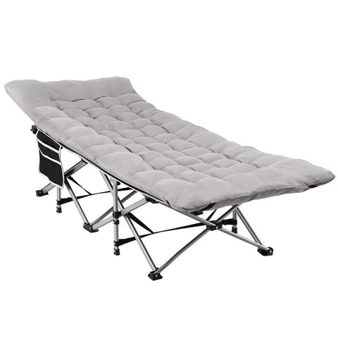 Darrahopens Furniture > Bedroom > Beds & Bed Frames Artiss Folding Bed With Mattress Heavy Duty Grey 185CM