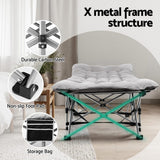 Darrahopens Furniture > Bedroom > Beds & Bed Frames Artiss Folding Bed With Mattress Heavy Duty Grey 185CM