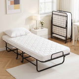 Darrahopens Furniture > Bedroom > Beds & Bed Frames ARTISS Folding Bed with Mattress, Portable Rollaway 150kg Capacity 190CM In Australia - Darrahopens