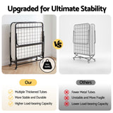 Darrahopens Furniture > Bedroom > Beds & Bed Frames ARTISS Folding Bed with Mattress, Portable Rollaway 150kg Capacity 190CM In Australia - Darrahopens