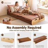 Darrahopens Furniture > Bedroom > Beds & Bed Frames Artiss Folding Kraft Paper Bed Frame with Mattress and Pillow 300kg Capacity 200x60cm