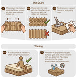 Darrahopens Furniture > Bedroom > Beds & Bed Frames Artiss Folding Kraft Paper Bed Frame with Mattress and Pillow 300kg Capacity 200x60cm