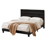 Darrahopens Furniture > Bedroom > Beds & Bed Frames Artiss King Bed Frame Upholstered Platform Base with Geometric Headboard Black Velvet