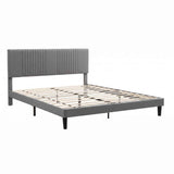 Darrahopens Furniture > Bedroom > Beds & Bed Frames Artiss King Bed Frame with Adjustable Headboard, Grey, 300kg Capacity In Australia - Darrahopens