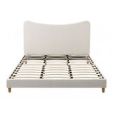 Darrahopens Furniture > Bedroom > Beds & Bed Frames Artiss King Bed Frame with Boucle Headboard, Beige, 300kg Capacity In Australia - Darrahopens