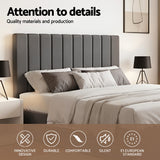 Darrahopens Furniture > Bedroom > Beds & Bed Frames Artiss King Bed Frame with Storage Grey Velvet Headboard Gas Lift Platform Base