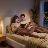 Darrahopens Furniture > Bedroom > Beds & Bed Frames Artiss Queen Bed Frame with Bouclé Headboard, USB-C Charging & Night Lights In Australia - Darrahopens