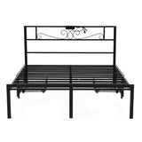 Darrahopens Furniture > Bedroom > Beds & Bed Frames Artiss Queen Bed Frame with Charging Station & Storage Drawers Metal In Australia - Darrahopens