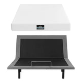 Darrahopens Furniture > Bedroom > Beds & Bed Frames Artiss Queen size bed frame & Giselle Bedding Mattress Queen Combo, adjustable bed Base for Snoring Relief, Independent Head Foot Incline, Wireless Remote, Black,20cm Thickness