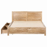 Darrahopens Furniture > Bedroom > Beds & Bed Frames Artiss Queen Size Bed Frame with 2 Drawers Bedroom Furniture
