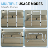 Darrahopens Furniture > Bedroom > Beds & Bed Frames Blanket Lifter Bar 62-82cm Height Adjustable Feet Tent Steel Bed Cradle Max Load 136kg with 4 Clips for Feet Toes Leg Knee Ankle Post Surgery Recovery