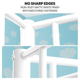 Darrahopens Furniture > Bedroom > Beds & Bed Frames KINGSTON SLUMBER Single over Double Metal Bunk Bed Frame, Matte White